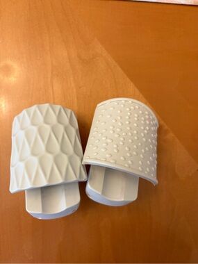 Yankee Candle White Ceramic Cup Sleeve Set - Textured Designs